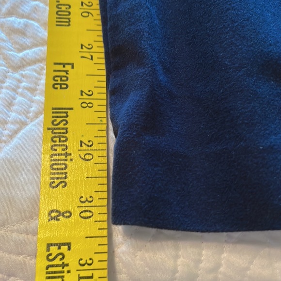 Lauren Ralph Lauren Navy Blue Flare Pants Size 14 - Picture 6 of 8